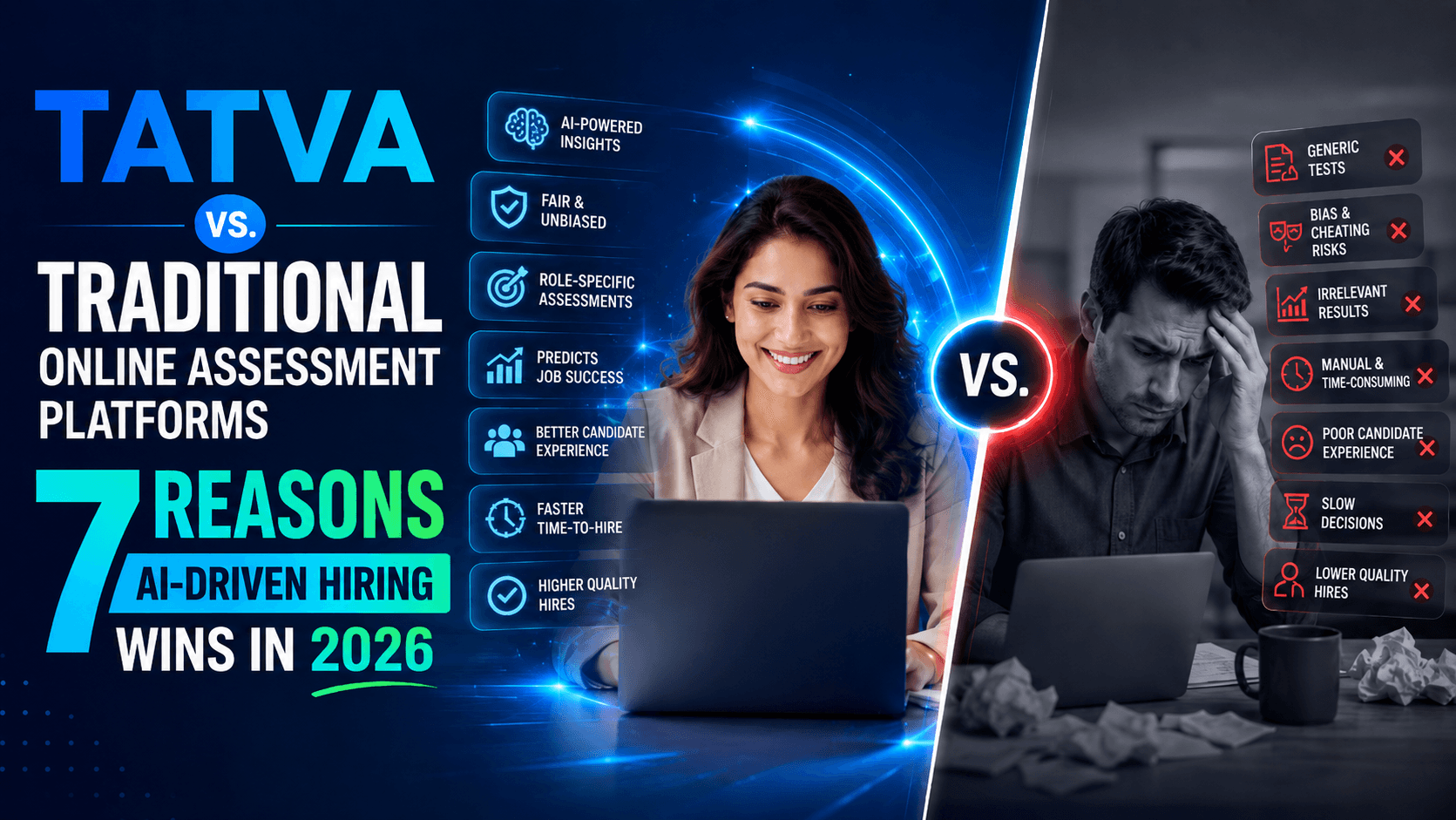 Tatva vs. traditional online assessment platforms: 7 reasons AI-driven hiring wins in 2026