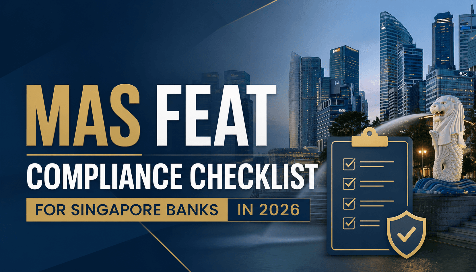 MAS FEAT compliance checklist for Singapore banks in 2026