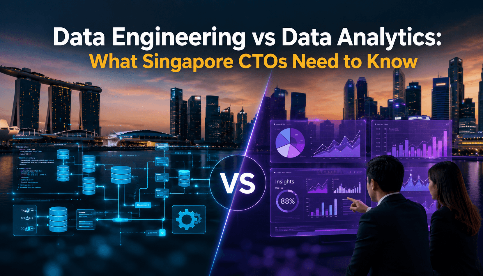 Data Engineering vs Data Analytics: What Singapore CTOs Need to Know