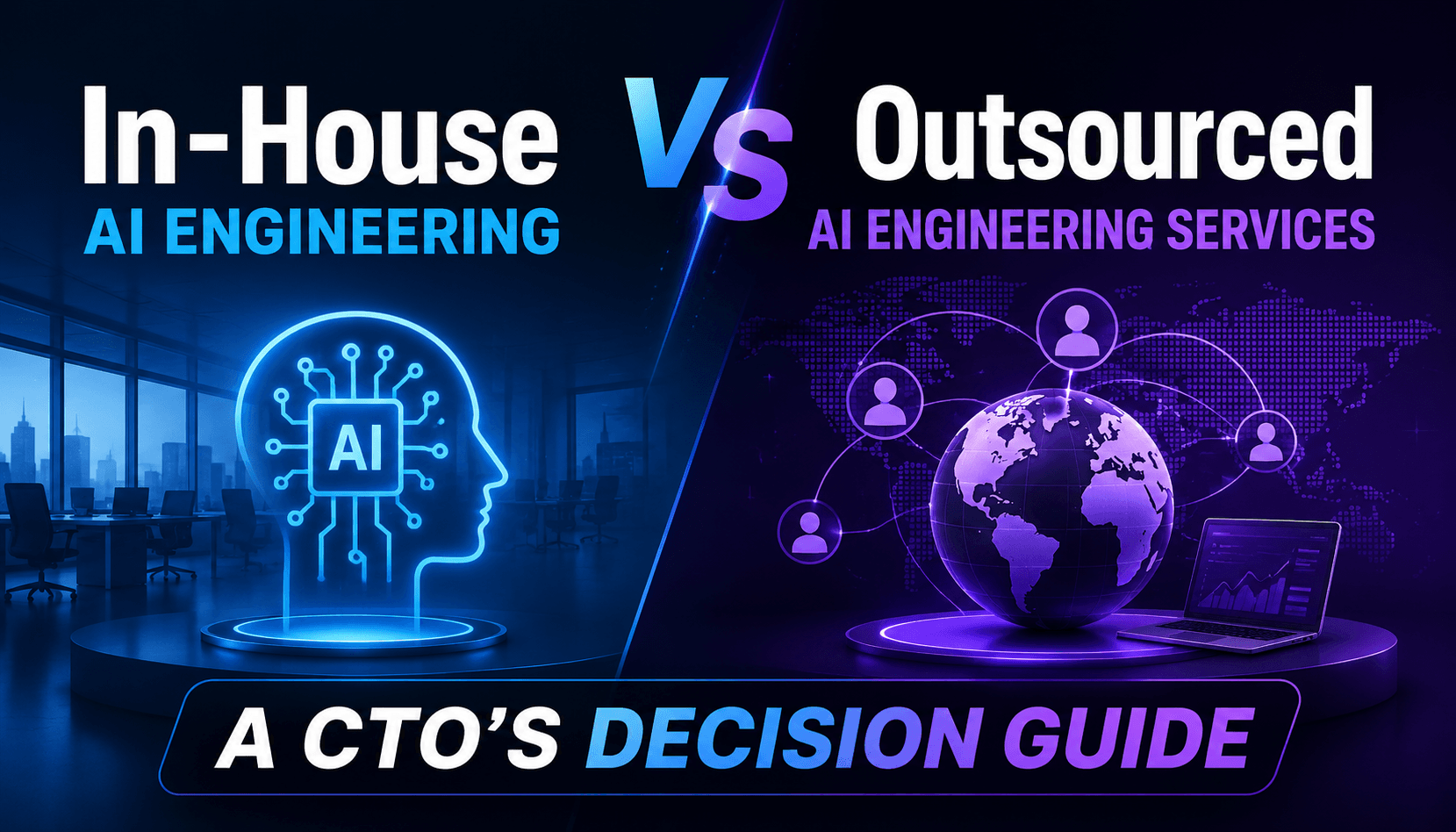 In-House AI Engineering vs Outsourced AI Engineering Services: A CTO's Decision Guide