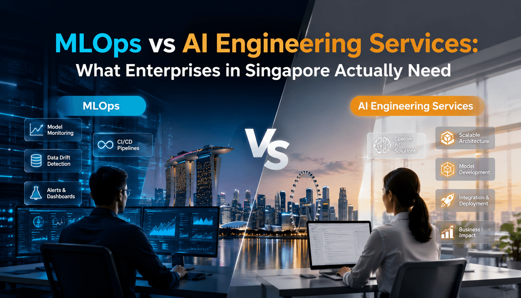 MLOps vs AI Engineering Services: What Enterprises in Singapore Actually Need