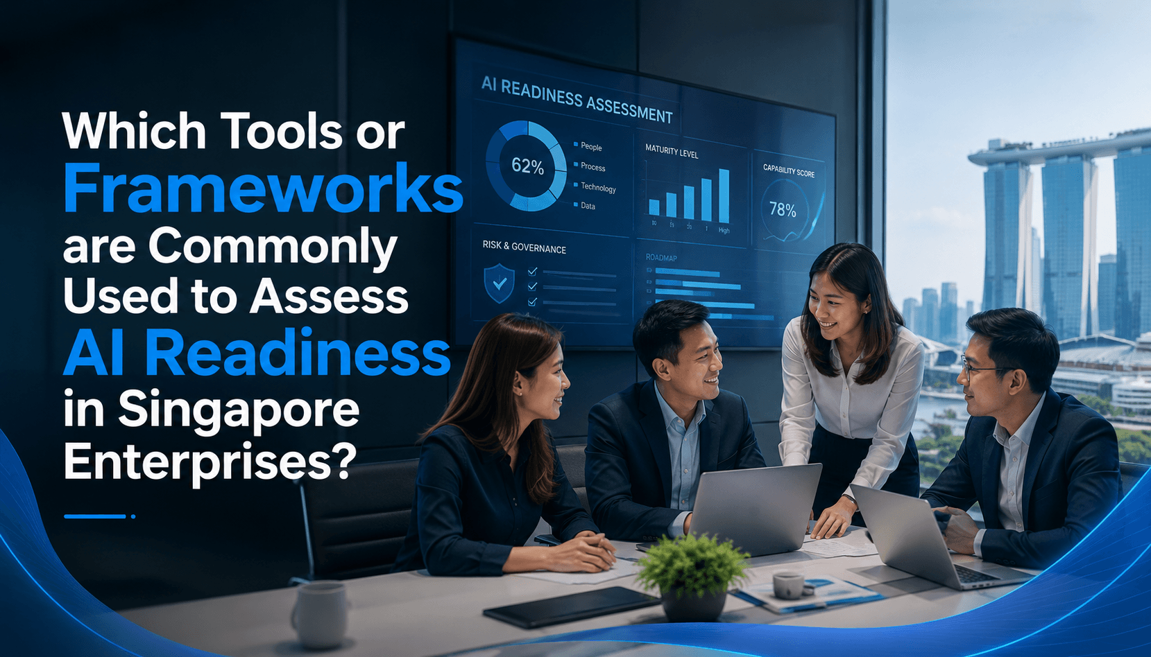 Which tools or frameworks are commonly used to assess Al readiness in Singapore enterprises?