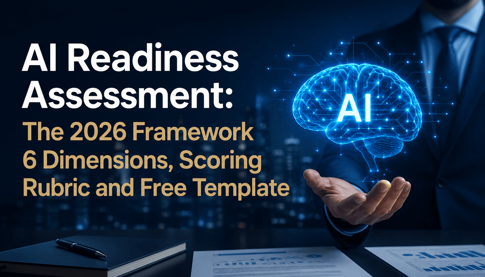 AI Readiness Assessment Framework: 6 Dimensions, Scoring Rubric, and Free Template