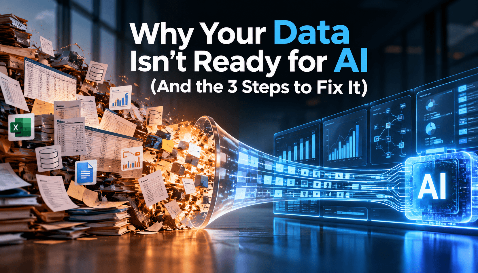 Why Your Data Isn't Ready for AI (And the 3 Steps to Fix It)