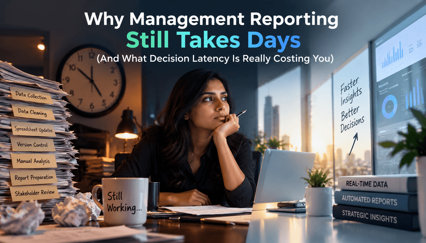 Management reporting takes too long: what decision latency is really costing you